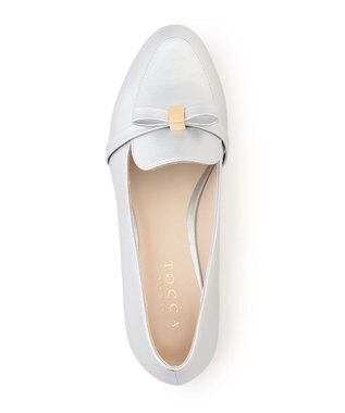 TOCCA 【晴雨兼用】TINY RIBBON  RAIN ROAFER レインパンプス シルバー系