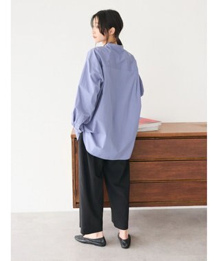 CRAFT STANDARD BOUTIQUE バンドカラーシャツ Blue