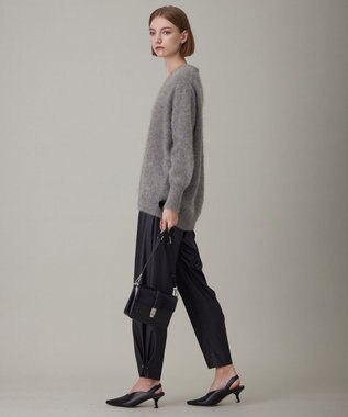 ICB フォックスカシミヤ プルオーバー ライトグレー系