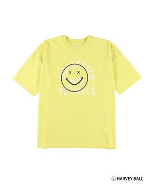 Green Parks Ｓｍｉｌｅｙ　Ｆａｃｅ／スマイルロゴＢｉｇＴシャツ Yellow