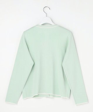 ANY SIS S 【花粉対策】ラインポイント カーディガン ミント