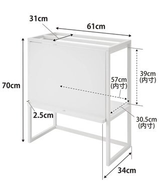 tower 水槽ラック タワー ホワイト ホワイト