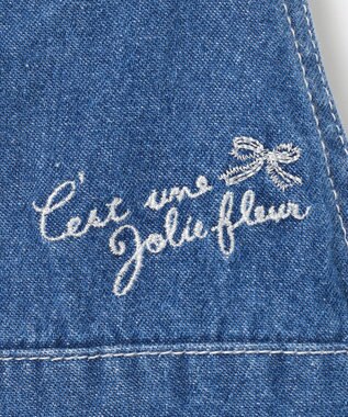 ANY KIDS デニムジャンパースカート ブルー