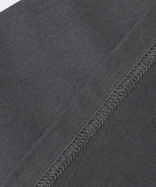 ICB 【洗える】 ロゴTEE カットソー チャコール系