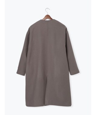 Te chichi ウールメルトンノーカラーロングコート《2025winter catalog item》 モカ