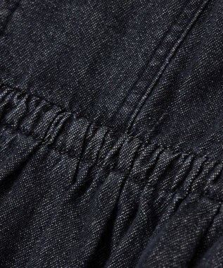 Green Parks ・ＳＵＧＡＲ　ＳＰＯＯＮ　デニムコルセットキャミワンピ Black