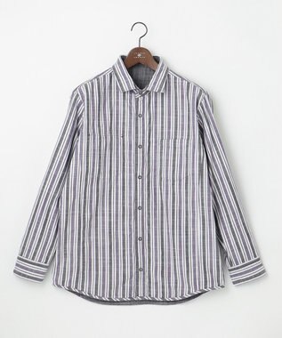 JOSEPH ABBOUD 【キングサイズ・人気！1枚で2通りの着こなし】定番 リバーシブルシャツ グレー系