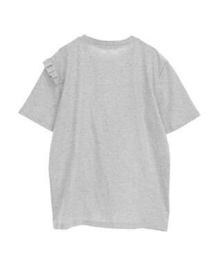 Green Parks ・Ｐｅｔｉｔ　Ｆｌｅｕｒ　アシンメトリーフリルＴＥＥ Gray Mixture