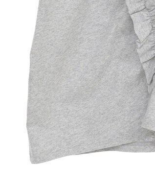 Green Parks ・Ｐｅｔｉｔ　Ｆｌｅｕｒ　アシンメトリーフリルＴＥＥ Gray Mixture