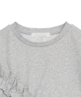 Green Parks ・Ｐｅｔｉｔ　Ｆｌｅｕｒ　アシンメトリーフリルＴＥＥ Gray Mixture