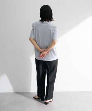 Green Parks ・Ｐｅｔｉｔ　Ｆｌｅｕｒ　アシンメトリーフリルＴＥＥ Gray Mixture