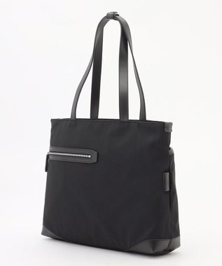 Y'SACCS アシメファスナーポケットトート ブラック