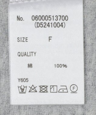 Green Parks ・Ｐｅｔｉｔ　Ｆｌｅｕｒ　アシンメトリーフリルＴＥＥ Gray Mixture