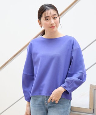 ANY L 【洗濯機可/5色展開】サカリバランタンスリーブプルオーバー ブルー