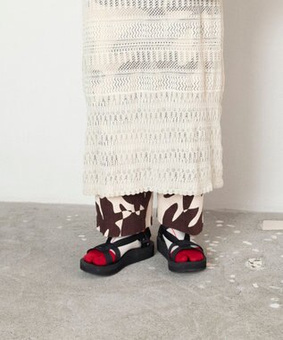 TRICOTE レース柄タビソックス 39NAVY