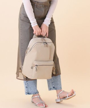 ACE BAGS & LUGGAGE 【雑誌掲載】W&.Day/Night ポッケス スリムリュック A4サイズ 13.3インチPC収納 15276 ダブルアンドデイナイト マザーズバッグ ライトベージュ