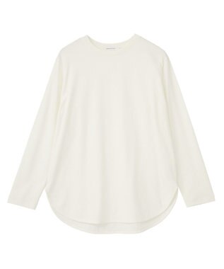 AMERICAN HOLIC ラウンドクルーネックプルオーバー Off White