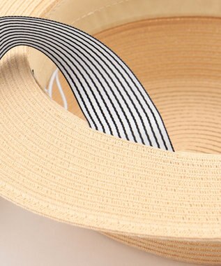 ANY KIDS リボン付き 3WAY カンカン帽 ベージュ