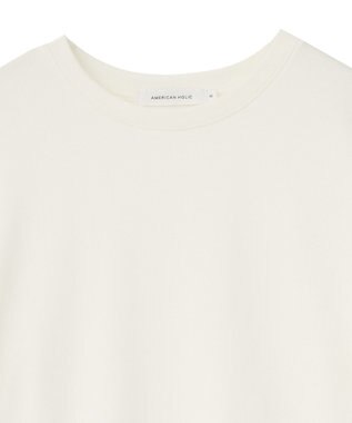 AMERICAN HOLIC ラウンドクルーネックプルオーバー Off White