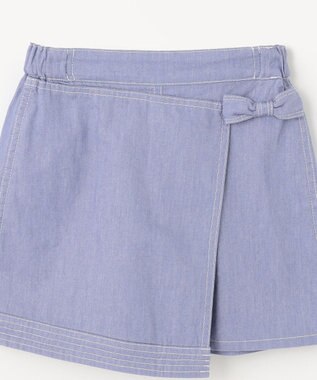 組曲 KIDS 【110-140cm】デニム ショートパンツ ブルー系