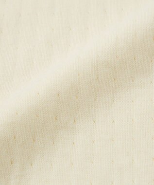 MIKI HOUSE HOT BISCUITS 【70-110cm】 エルボーパッチ 接結天竺長袖Tシャツ アイボリー