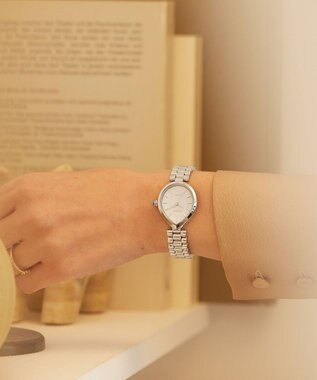 CITIZEN 【電池交換不要】ドロップ形状のジュエリーライクウオッチ EM1200-55A シルバー シルバー