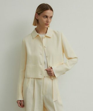 BEIGE， PAUL / ショートジャケット Ecru