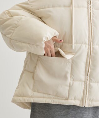 Green Parks 撥水加工ライトファイバーブルゾン Ecru