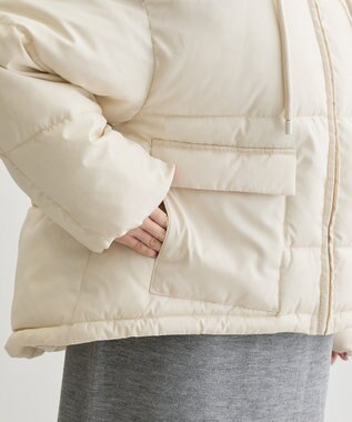 Green Parks 撥水加工ライトファイバーブルゾン Ecru