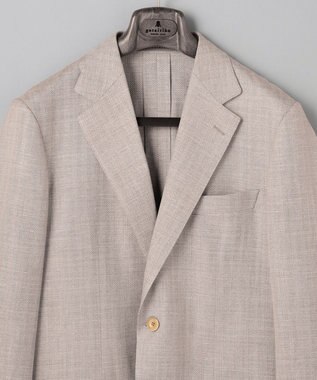 GOTAIRIKU 【Loro Piana Fabric】SUMMER TIME ジャケット_ヘリンボーン織 ベージュ×ヘリンボーン