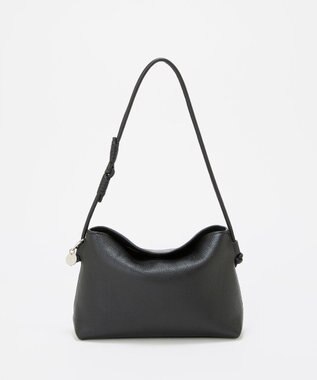 TOPKAPI 【TREASURE TOPKAPI】ソフトレザー フラップ ワンハンドル ショルダーバッグ ブラック