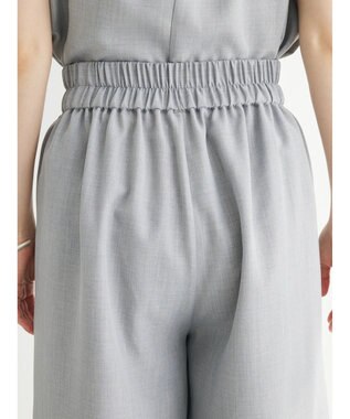 Green Parks ・ＥＬＥＮＣＡＲＥ　ＤＵＥ　リネンライクワイドパンツ Gray