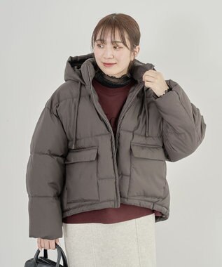 Green Parks 撥水加工ライトファイバーブルゾン Charcoal Gray