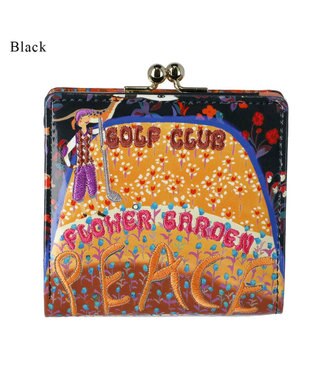 tsumori chisato CARRY ガーデンゴルフクラブ がま口 ミニ財布 2つ折り財布