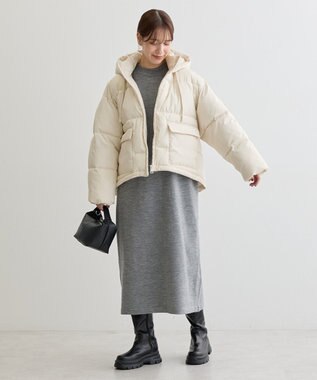 Green Parks 撥水加工ライトファイバーブルゾン Ecru