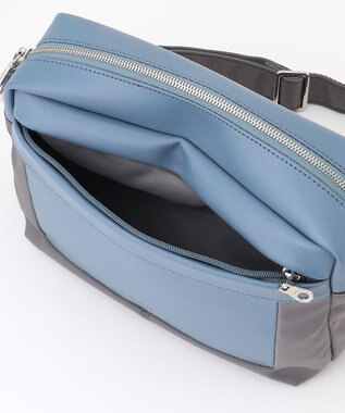 Y'SACCS ブロックモチーフショルダー ブルー【web限定カラー】