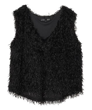 Green Parks ・ＳＵＧＡＲ　ＳＰＯＯＮ　フェザーヤーンベスト Black