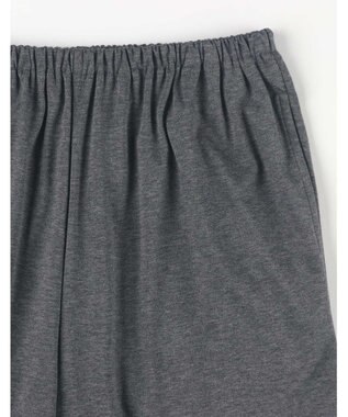 une nana cool 【綿100%】60/1 シルケットスムース 長袖開襟 MADE WITH LIBERTY FABRIC ダークグレー