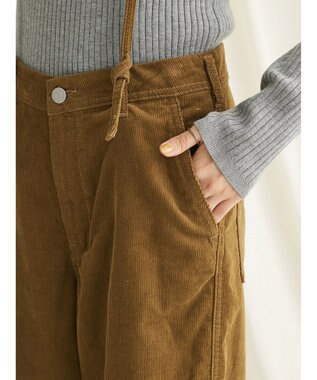 CRAFT STANDARD BOUTIQUE コーデュロイ２ＷＡＹサロペットパンツ Camel
