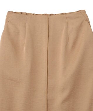 YECCA VECCA シャイニーツイルナロースカート Beige