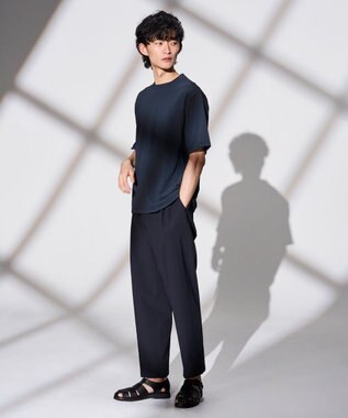 JOSEPH HOMME 【WEB限定】【新素材 / 新型】エンジニアドテック　リラックスフォルムクルーネックＴシャツ ネイビー系