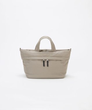 TOPKAPI 【Breath TOPKAPI】【撥水】マット ナイロン ショルダー付き ミニ トートバッグ グレー