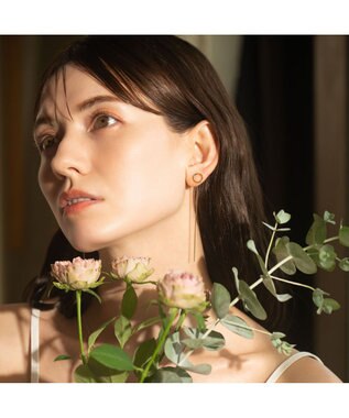 blancotokyo 【金属アレルギー対応】ロングラインピアス ECO ゴールド