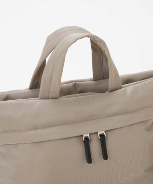 TOPKAPI 【Breath TOPKAPI】【撥水】マット ナイロン ショルダー付き ミニ トートバッグ グレー