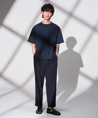 JOSEPH HOMME 【WEB限定】【新素材 / 新型】エンジニアドテック　リラックスフォルムクルーネックＴシャツ ネイビー系