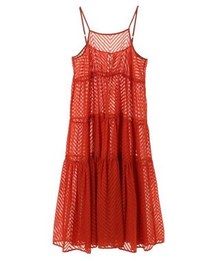 Green Parks armonia.ティアードシアーキャミワンピース Terracotta