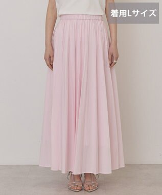 AMERICAN HOLIC 【選べる丈】シアープリーツスカート Light Pink