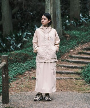 SHARE PARK LADIES 【撥水・UVカット・ストレッチ・軽量 】ナイロンカーゴスカート（S・Mサイズ） ベージュ系