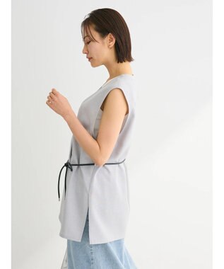Green Parks 接触冷感　ベルト付きベスト Light Gray