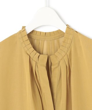 ICB 【洗える】ハイツイストコットンボイル ワンピース クレイベージュ系